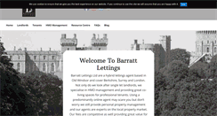 Desktop Screenshot of barrattlettings.com